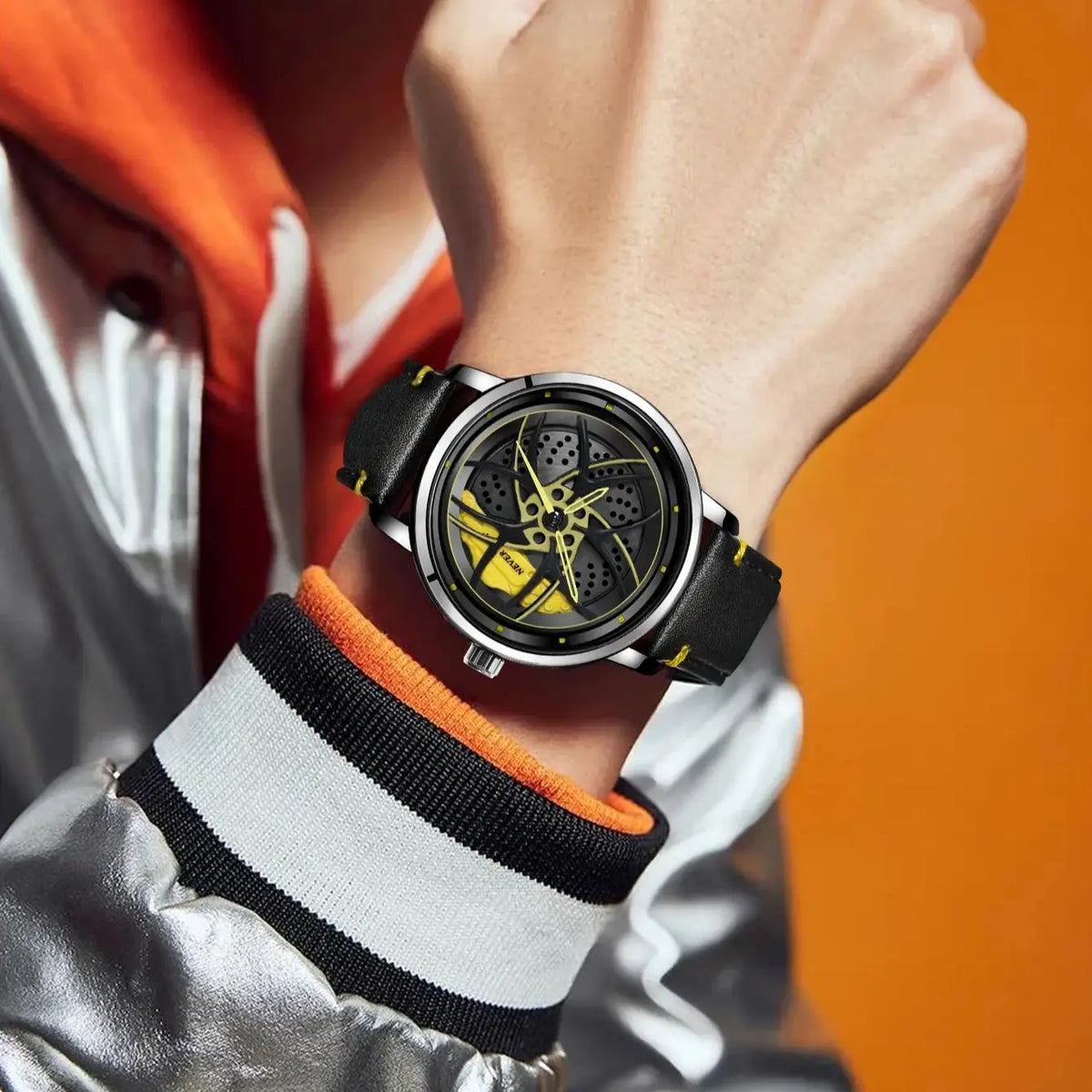 Creative Spider Hub Caliper Watch